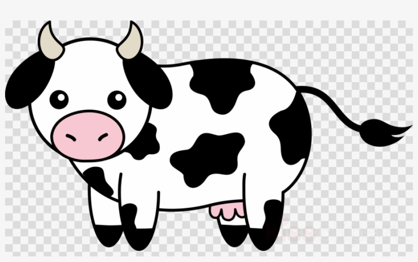 Cow Clipart Holstein Friesian Cattle Beef Cattle Clip, transparent png #7032404