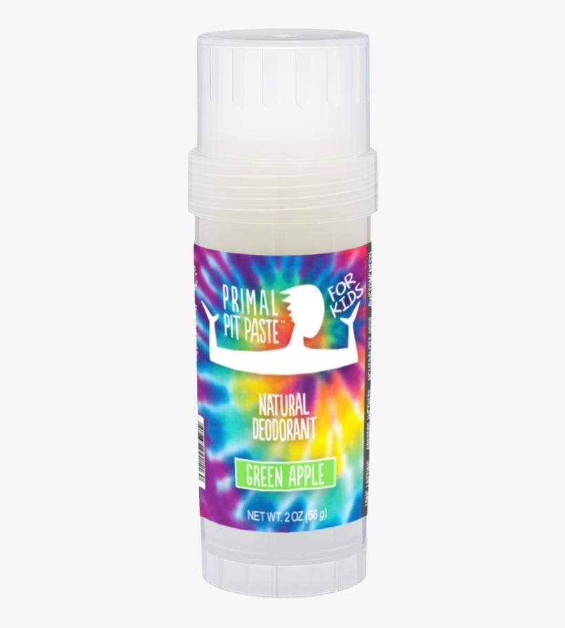 Kids Green Apple Natural Deodorant Stick, transparent png #7033438
