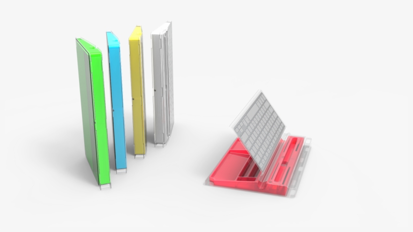 5 In One Silicone "the Neat Restt" ™ Stand-organizer, transparent png #7033735