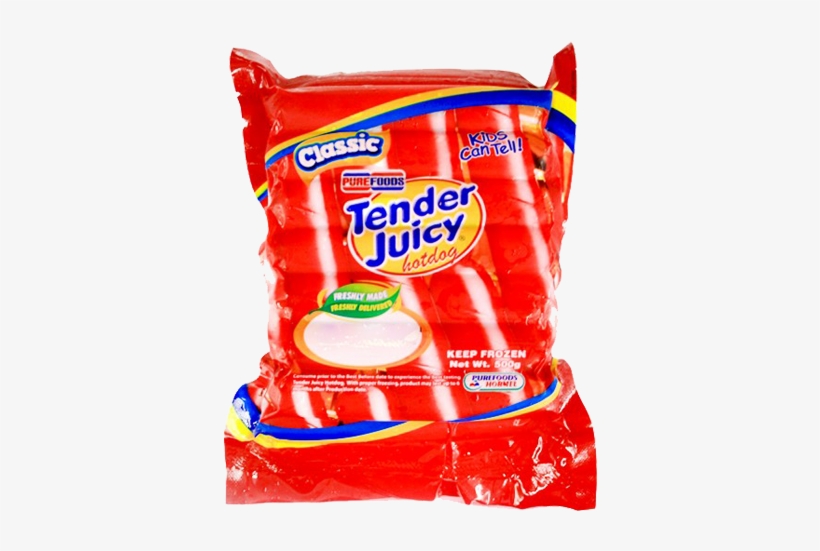 Purefoods Tender Juicy Hotdog Regular Png Juicy Hotdogs, transparent png #7033790