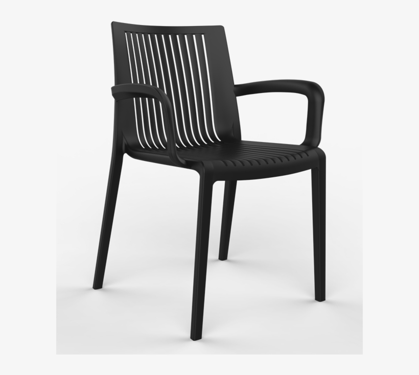 Florence Chair Black, transparent png #7034002