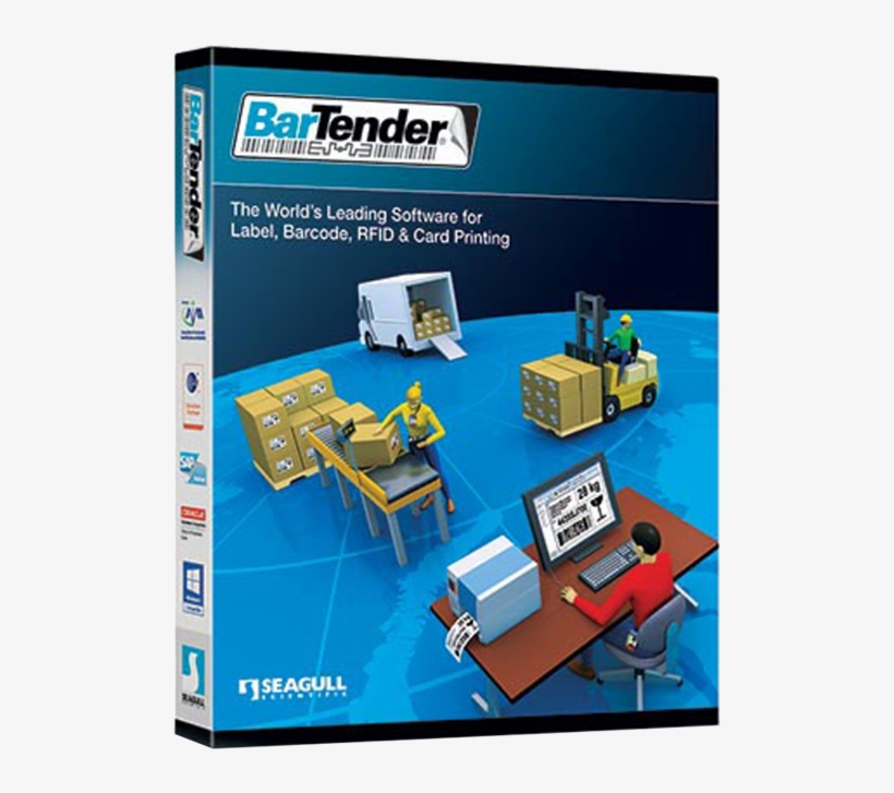 Bartender Software For Label And Tag Printing, transparent png #7037468