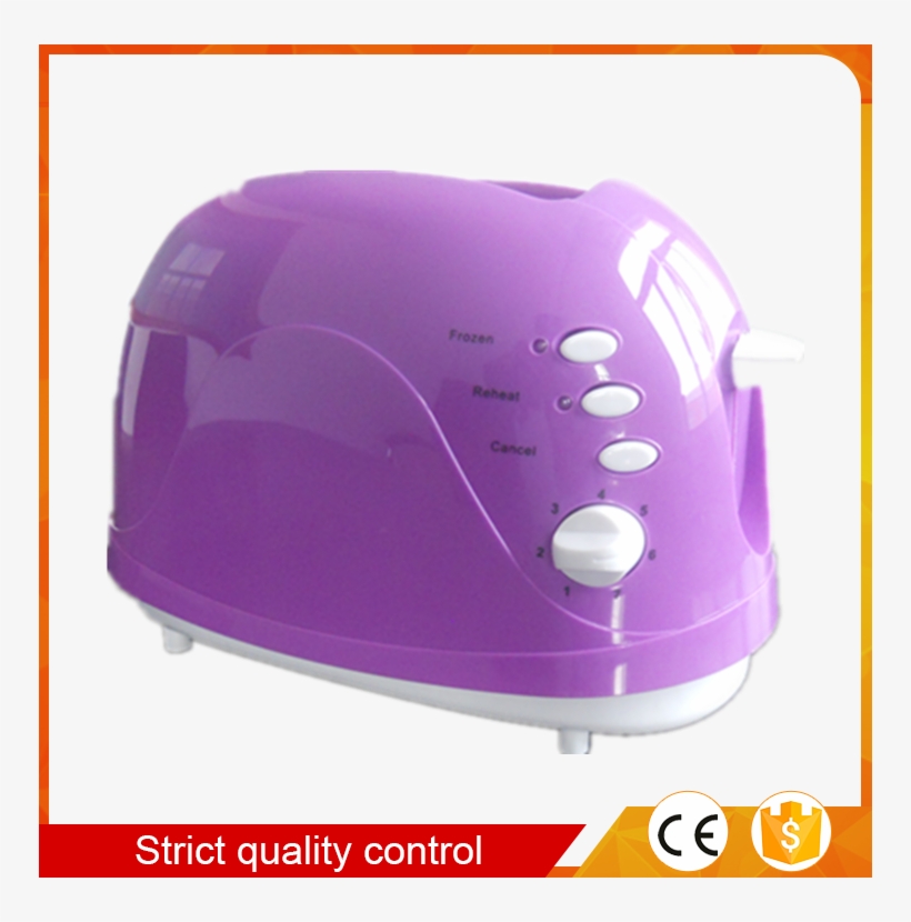 2 Slice Cool Touch Plastic Colored Toaster, transparent png #7040284