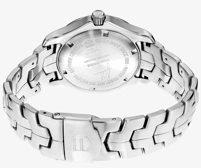 Link Tiger Woods Limited Edition Stainless Steel Automatic, transparent png #7040631