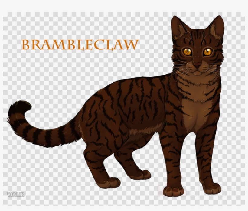 Warrior Cats Brambleclaw Clipart Cat Midnight Warriors, transparent png #7040813