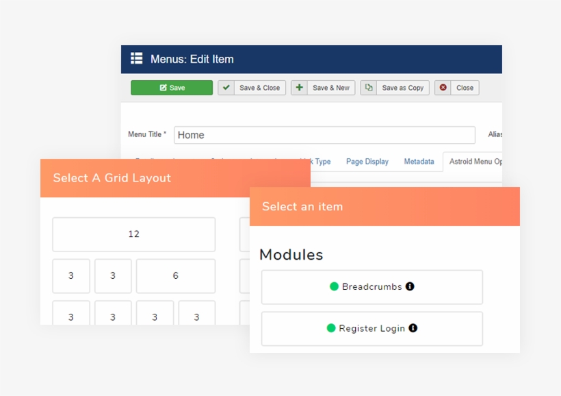 Mega Menu Builder, transparent png #7041151