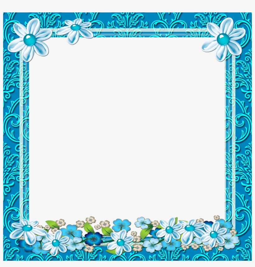 Frame Floral,transparent Background,free Pictures,, transparent png #7041544