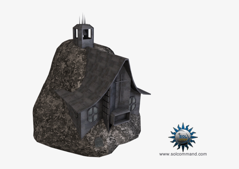Church Asteroid Space Scifi 3d Model Free Download, transparent png #7042000