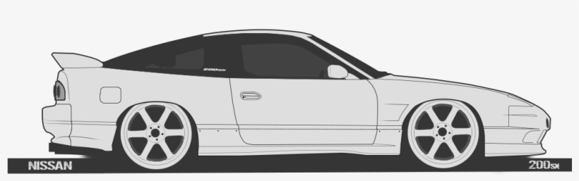 R34 Drawing 200sx Nissan, transparent png #7042769