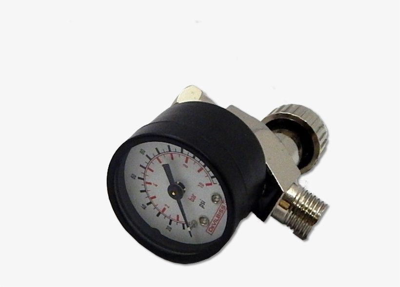 Image Of A Devilbiss Air Regulator And Gauge, transparent png #7042883