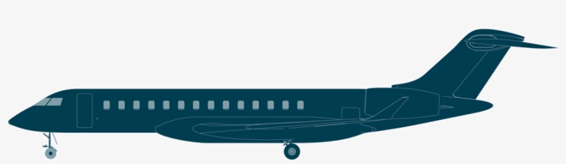 Global 7500 Side, transparent png #7044759
