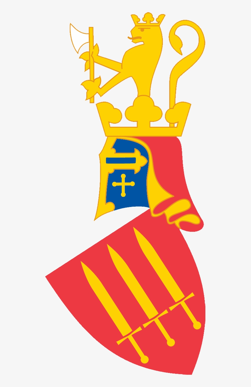 Coat Of Arms Of The Norwegian Chief Of Defence, transparent png #7044923