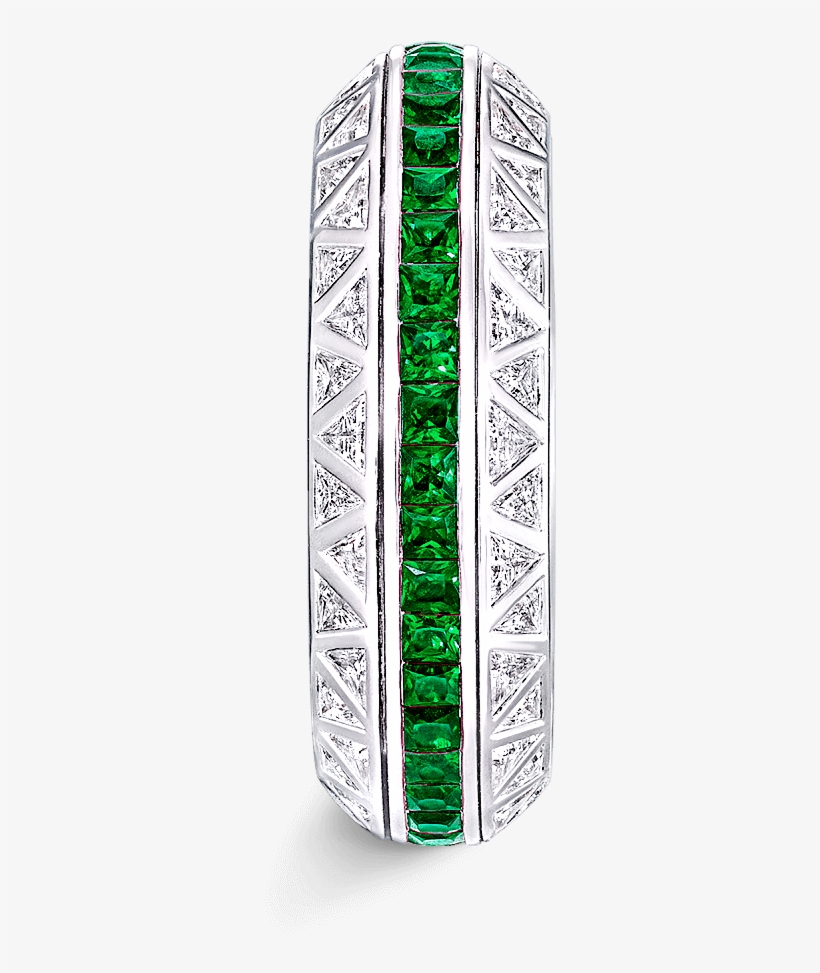 Side View Of A Graff Wedding Band For Men Featuring, transparent png #7045707