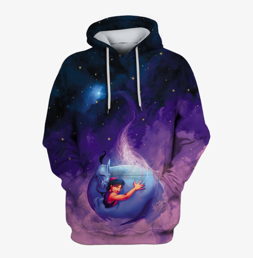 3d Aladdin And The Magic Lamp Full Print T Shirt, transparent png #7047707