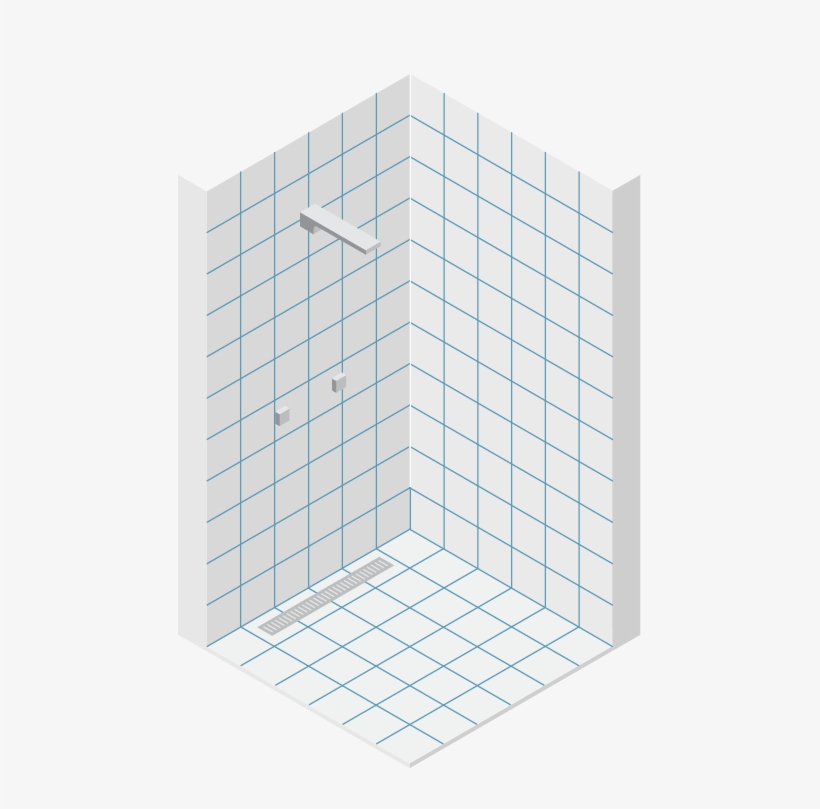 Wall To Wall Junctions Of The Shower Cubicle, transparent png #7049241