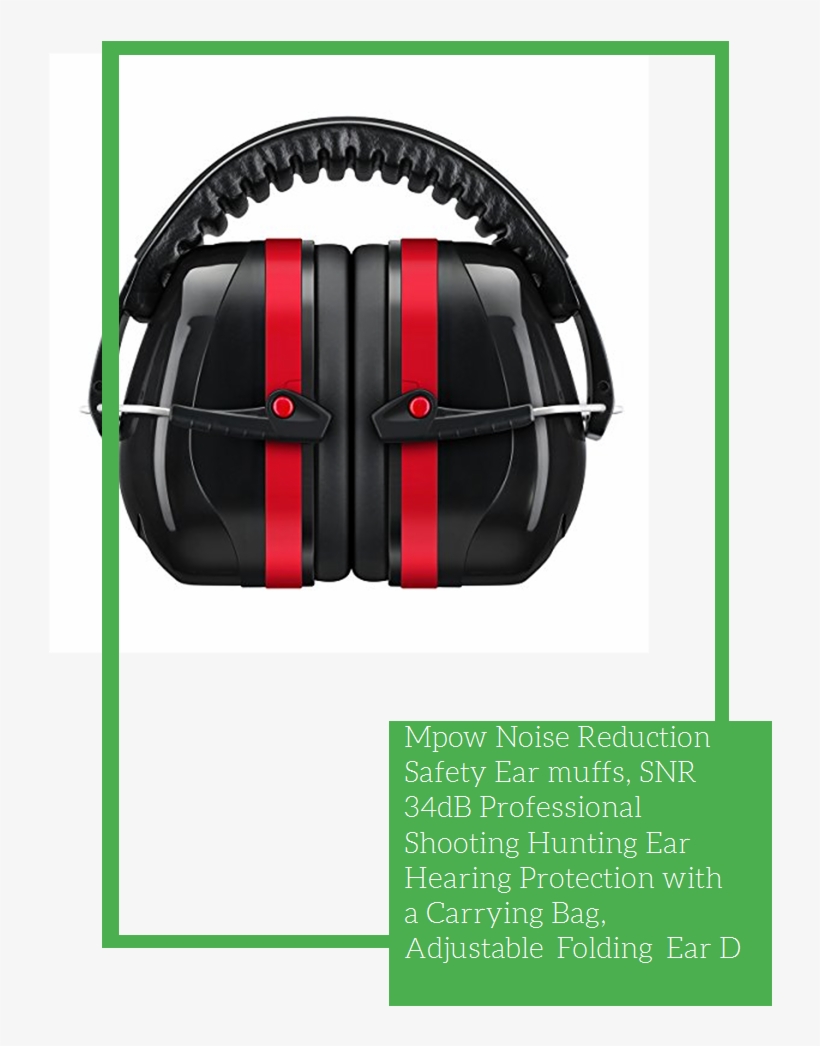 Mpow Noise Reduction Safety Ear Muffs, Snr 34db Professional, transparent png #7049669