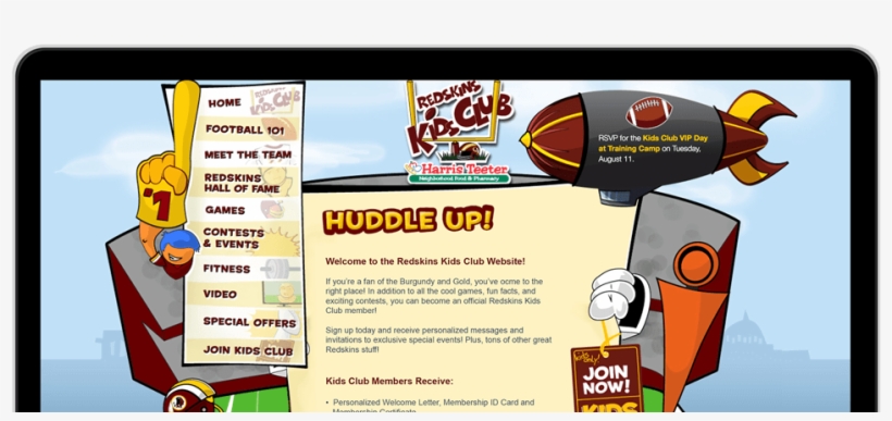 Redskins Kids Club, transparent png #7050985
