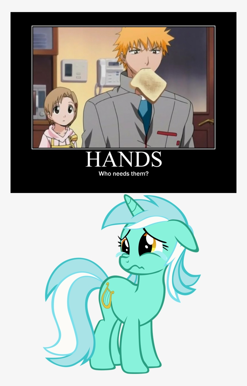 Bleach , Demotivational Poster, Hand, Kurosaki Ichigo,, transparent png #7051908