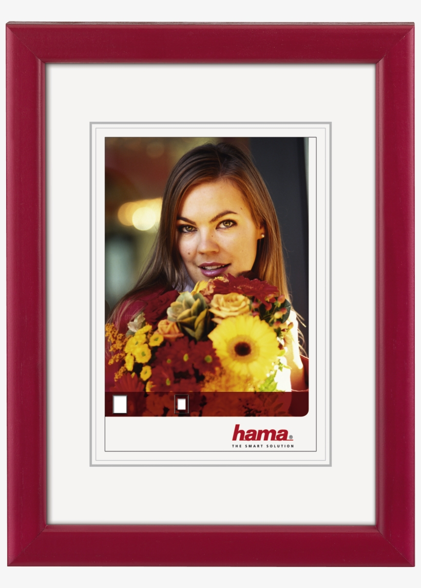 "bella" Wooden Frame, Red, 10 X 15 Cm, transparent png #7052844