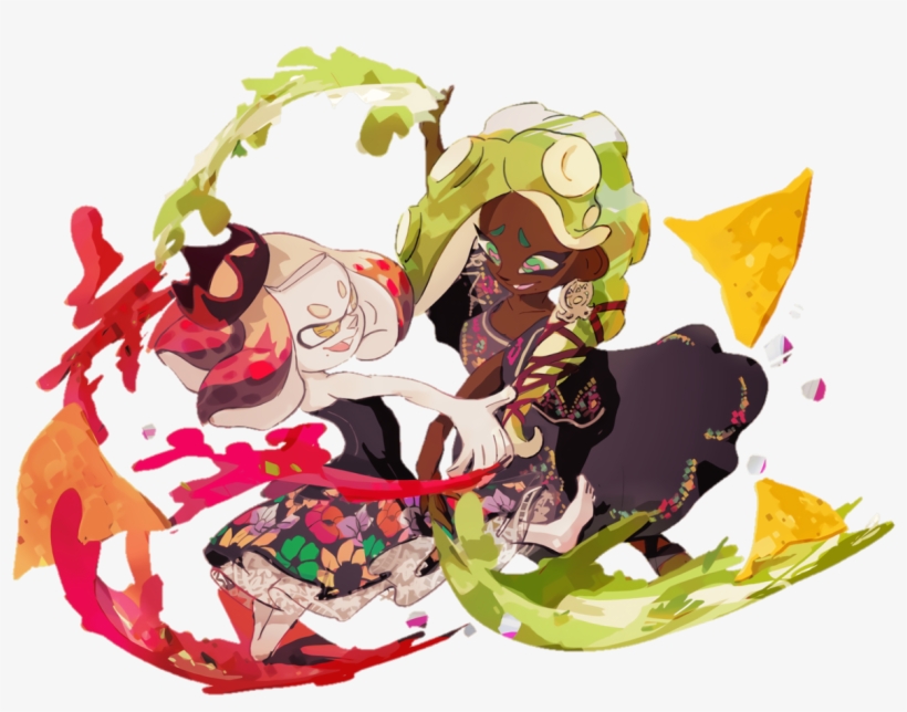 Edited Transparent Salsa Vs Guacamole Splatfest Art, transparent png #7053048