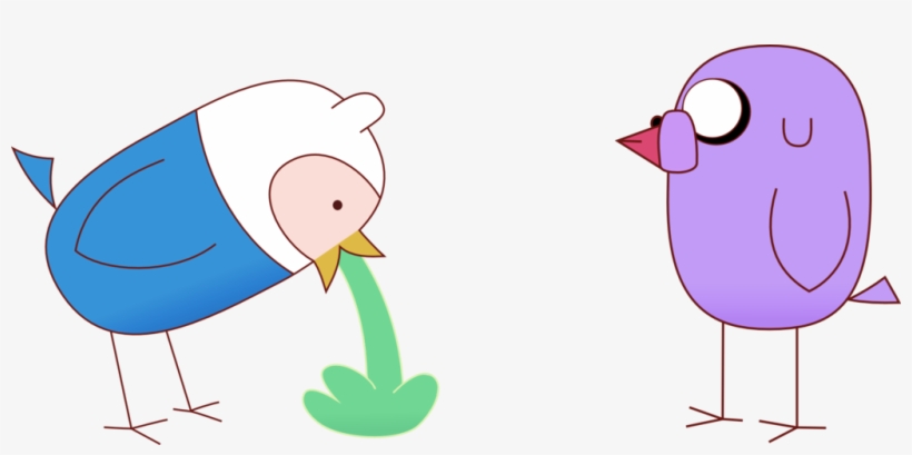 Finn And Jake Bird Vomit By Rockint765, transparent png #7054719