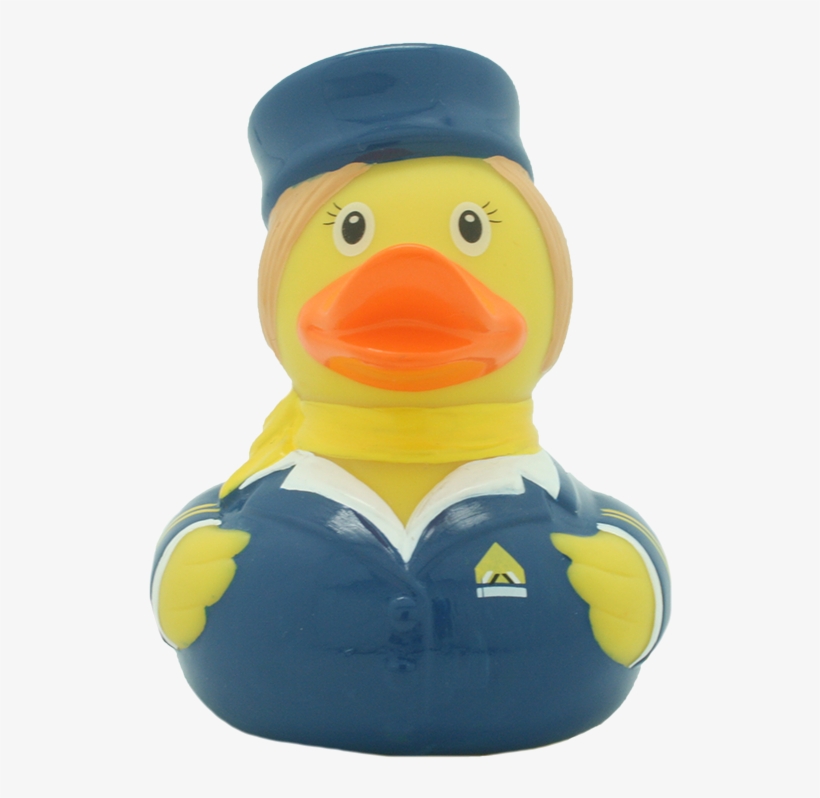 Stewardess Rubber Duck By Lilalu, transparent png #7057323