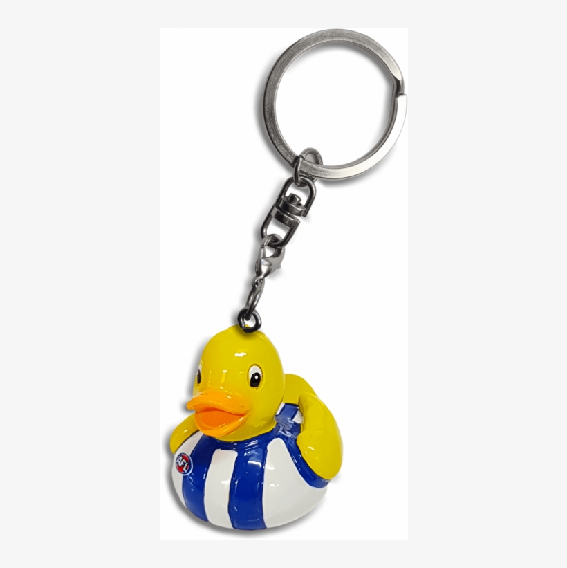 North Melbourne Kangaroos Rubber Duck Keyring, transparent png #7057558