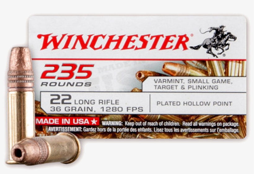Winchester 22 Lr, 36 Grain Bulk, transparent png #7058444
