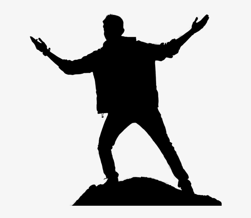 Man Silhouette Pose, transparent png #7058445