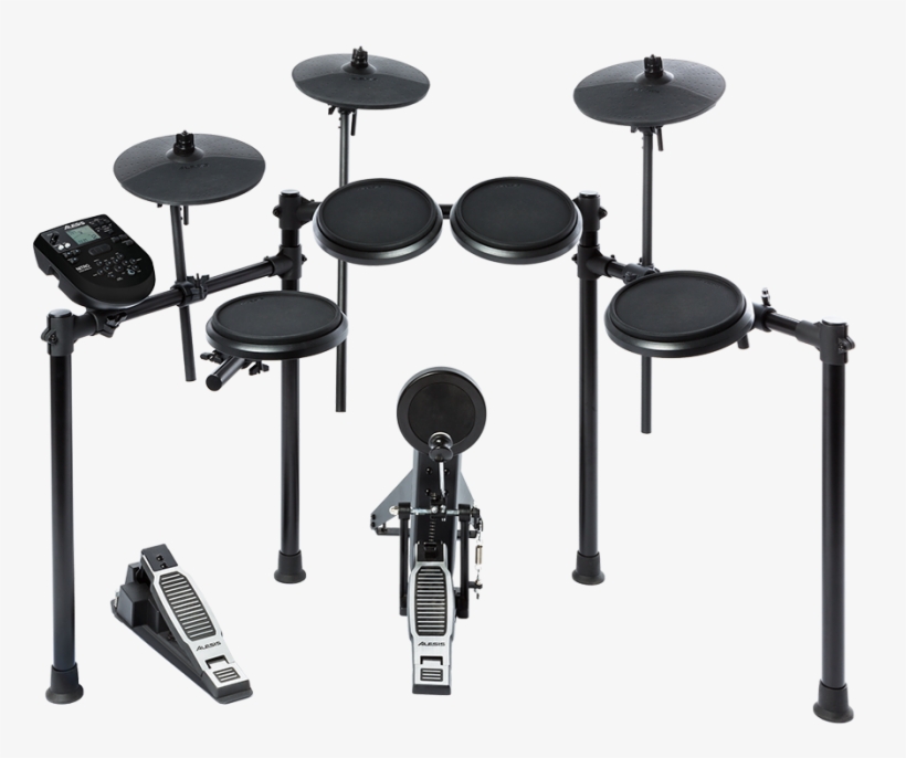 Alesis Nitro Kit 5-piece Electronic Drumkit, transparent png #7058666