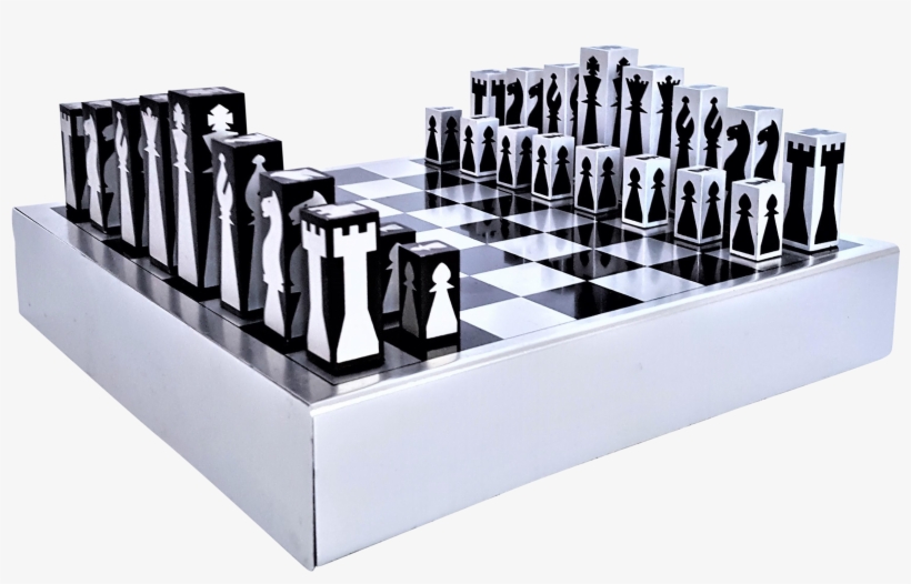 1960's Mid Century Modern Black And Silver Aluminum, transparent png #7059151