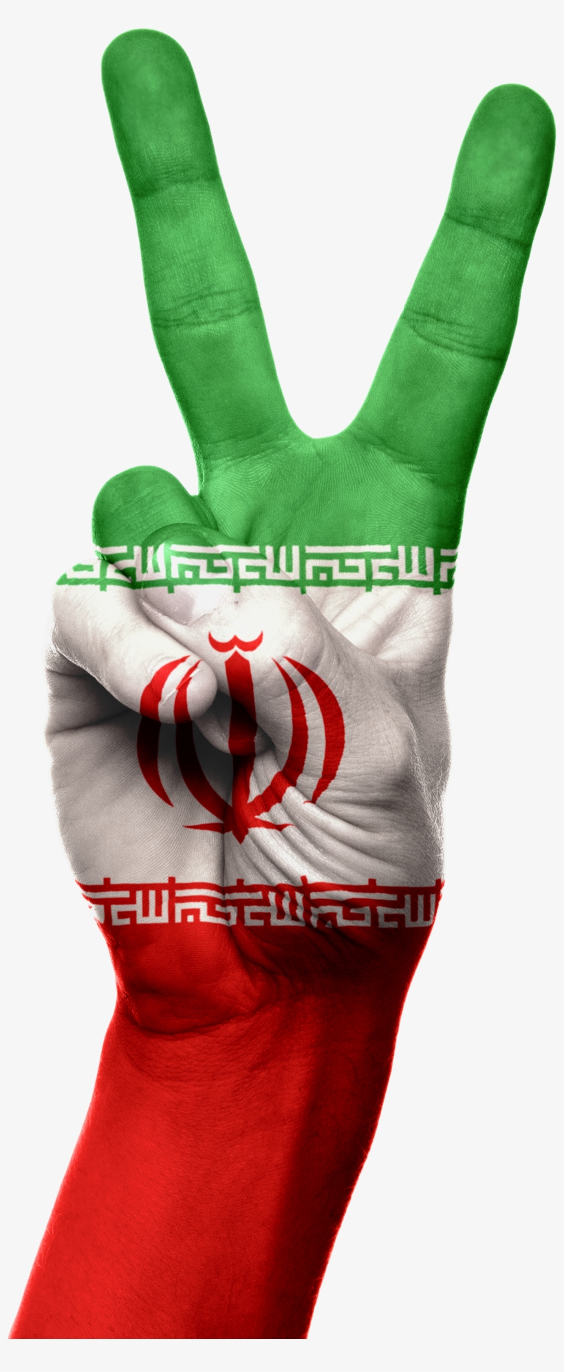 Iran Flag Hand National Pride 643323, transparent png #7059460