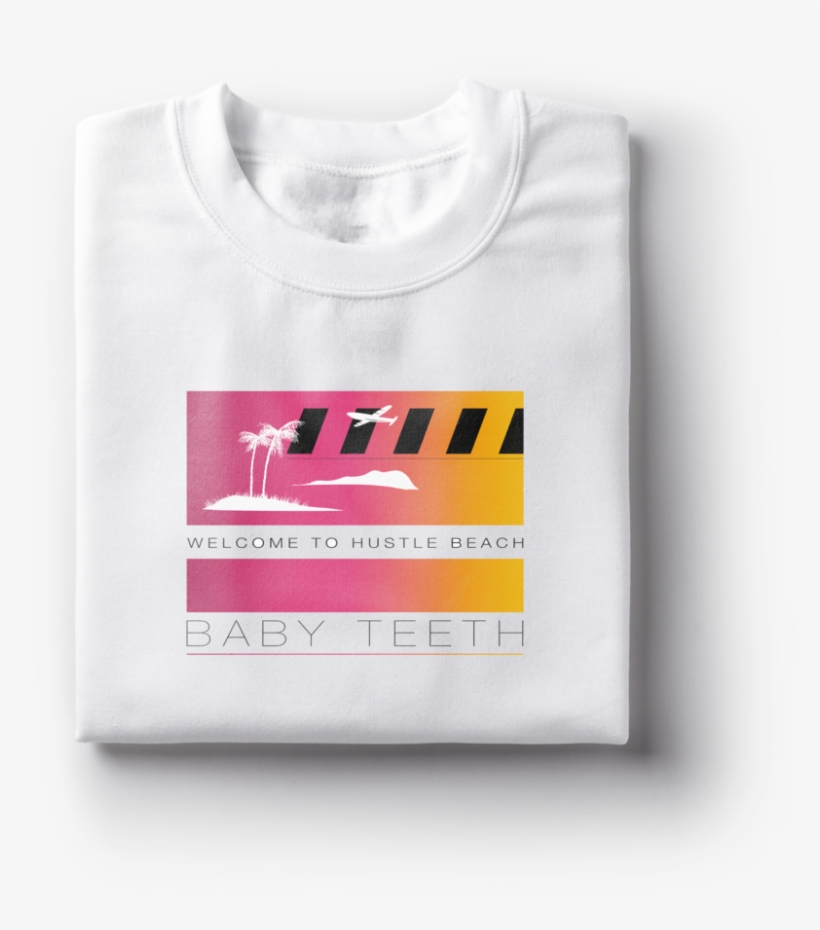 Hustle Beach 02 T-shirt, transparent png #7060962