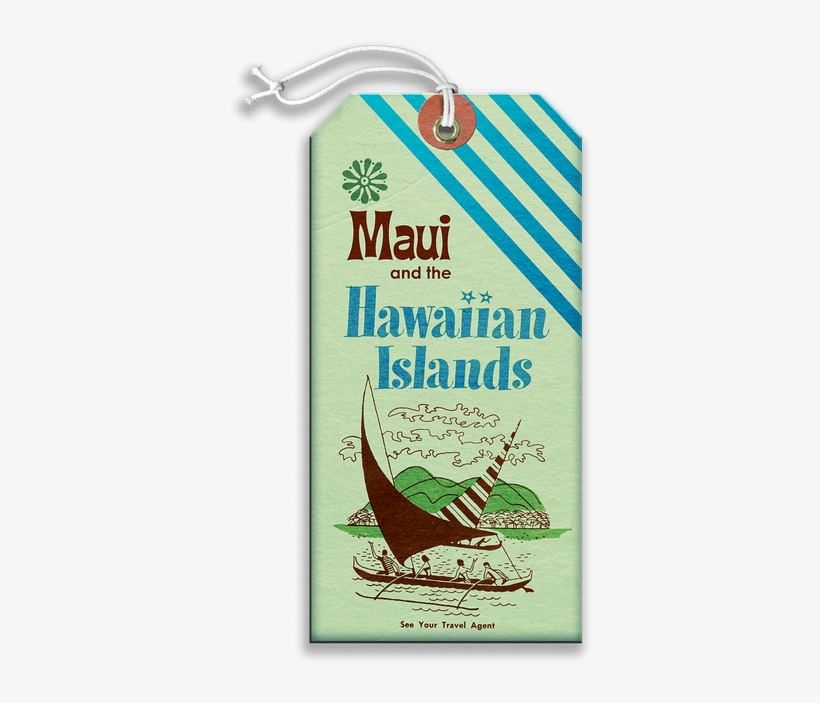 Maui And The Islands Luggage Tag, transparent png #7061699