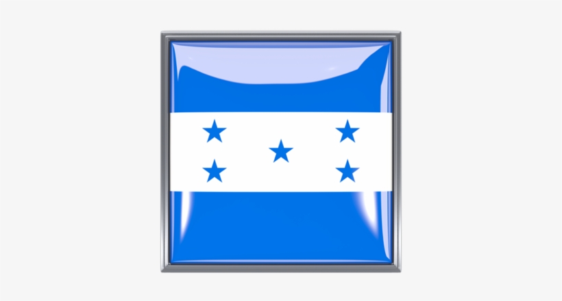 Illustration Of Flag Of Honduras, transparent png #7062374