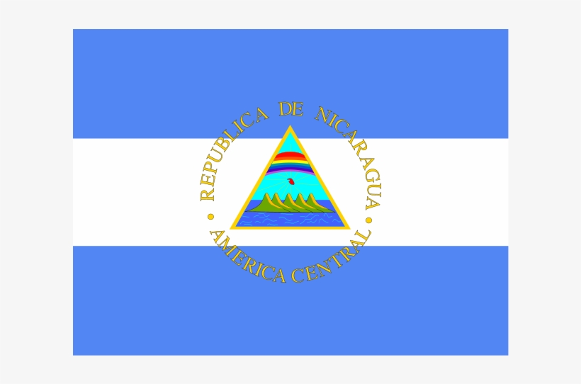 Flag Of Nicaragua Logo Png Transparent, transparent png #7062942