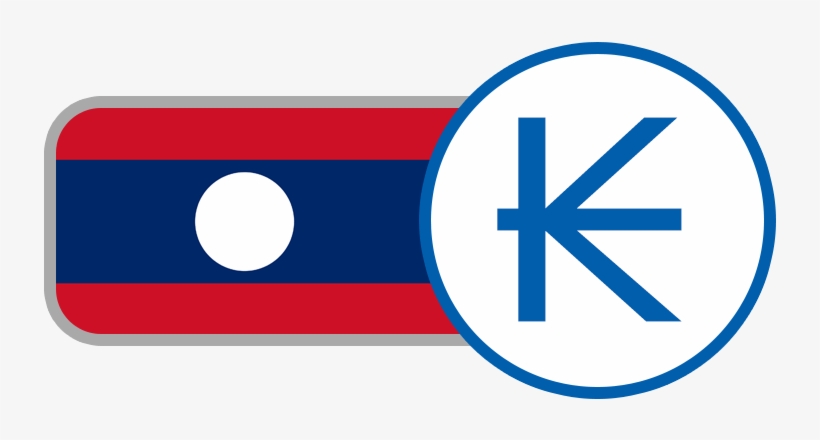 Buy Currency Online Flag Laos Kip Red White Blue Circle, transparent png #7064275