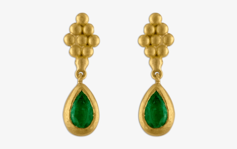 Small Emerald Nona Earrings, transparent png #7064787