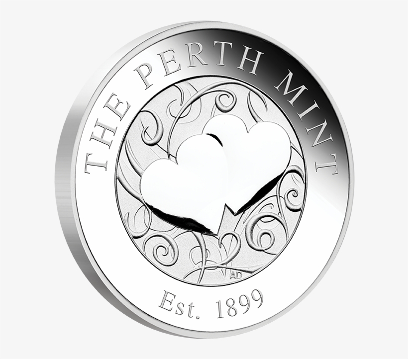 Pmheart, Silver Hearts Personalized Medallion,, transparent png #7064972