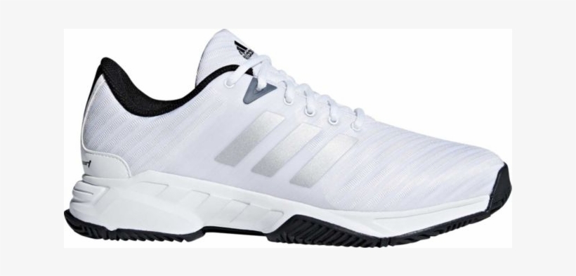 Mens Adidas Barricade Court 3 Wide White Sport Tennis, transparent png #7066016
