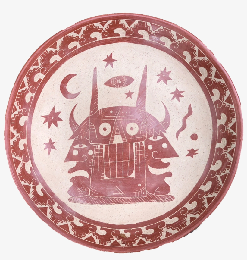 Original Ceramic Plate / Topo Gonzalez / 29 Cm, transparent png #7066681