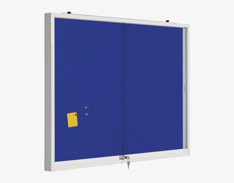 Gsf Noticeboards With Sliding Doors, transparent png #7067671