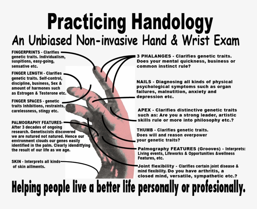 Handology Is A Non-invasive Exam Diagram Trnspt, transparent png #7068046