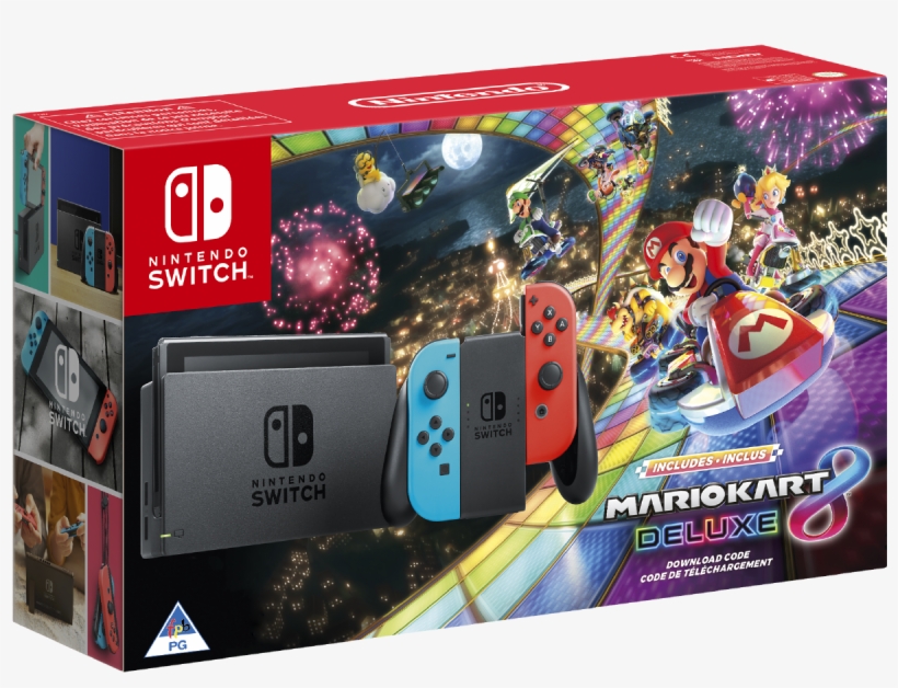 Nintendo Switch Mario Kart 8 Deluxe Edition, transparent png #7069850