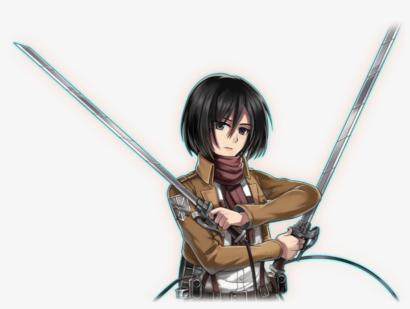 Mikasa, Attack On Titan, transparent png #7070355