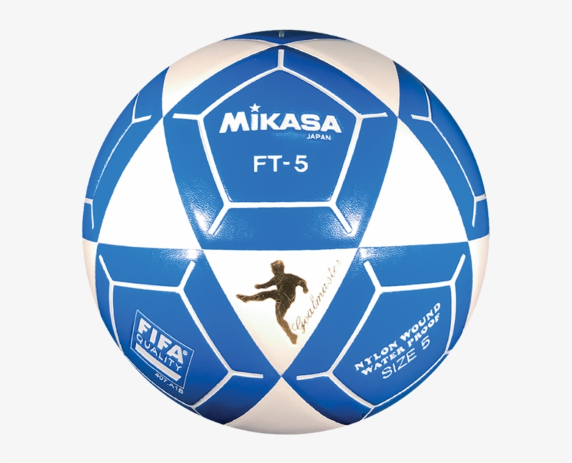 Mikasa Ft5 Goal Master Soccer Ball Size 5 Blue/white, transparent png #7070446