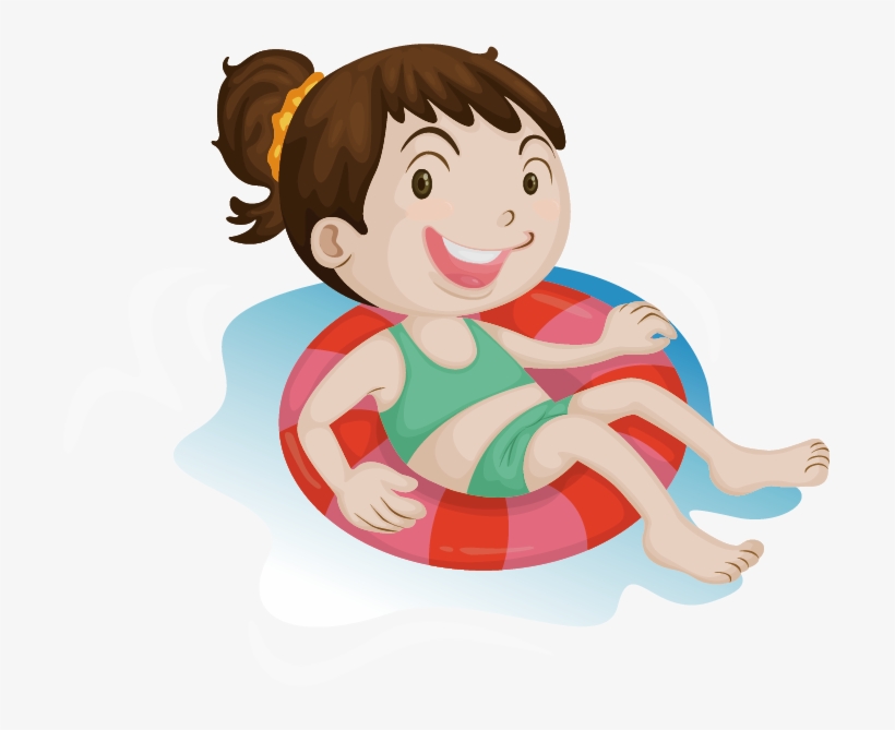 Cartoon Swimming Illustration, transparent png #7072433