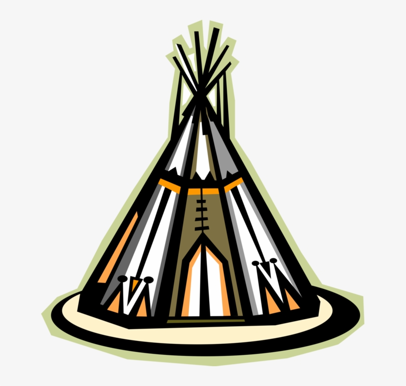 Vector Illustration Of North American Indigenous Indian, transparent png #7072800
