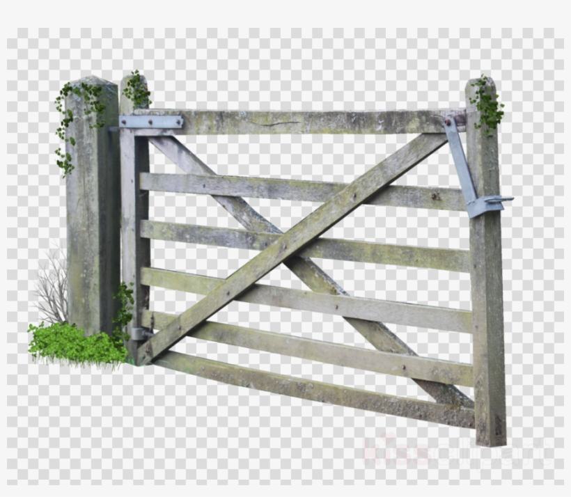 Download Wooden Farm Gate Png Clipart Gate Clip Art, transparent png #7072853
