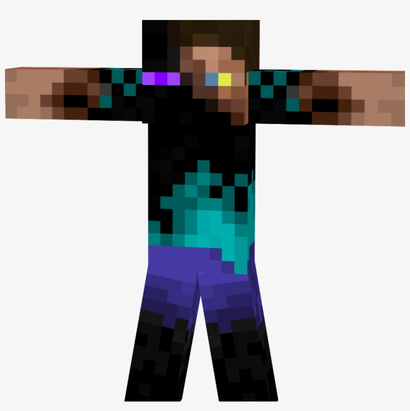 Pin Ender Steve And Herobrinepng On Pinterest, transparent png #7074180